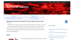 Desktop Screenshot of bestforhairregrowth.com