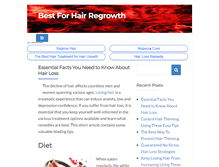 Tablet Screenshot of bestforhairregrowth.com